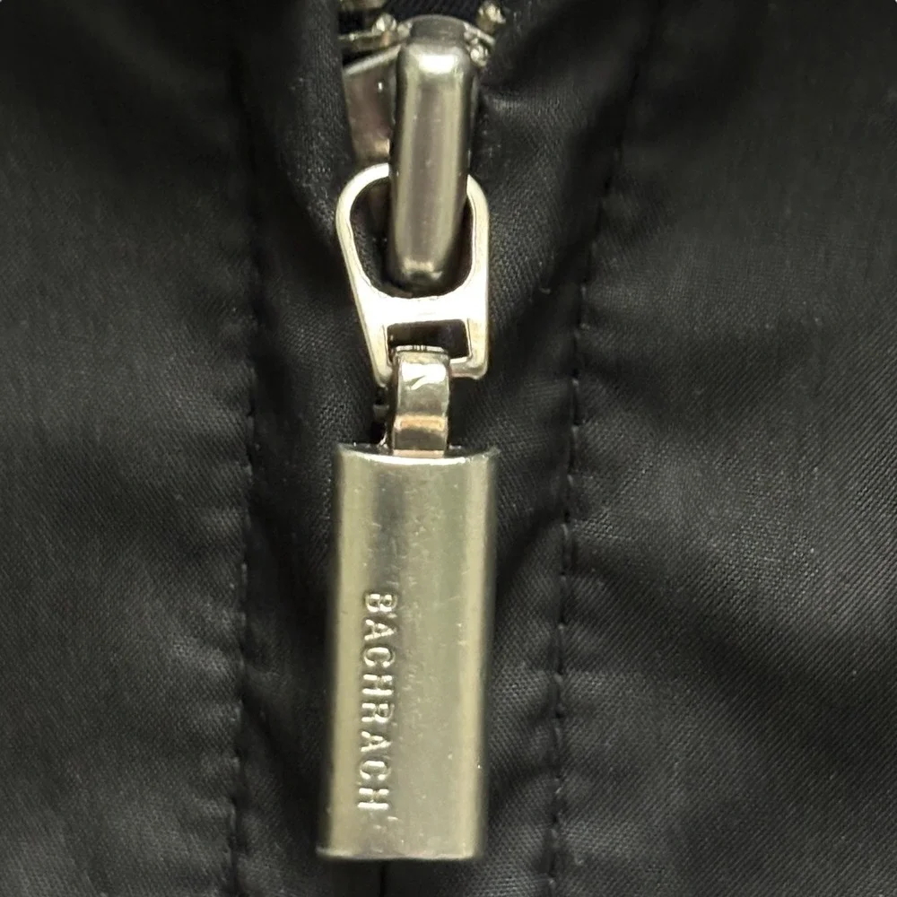 Bachrach Mens Black Full Zip‎ Lightweight Jacket Coat
